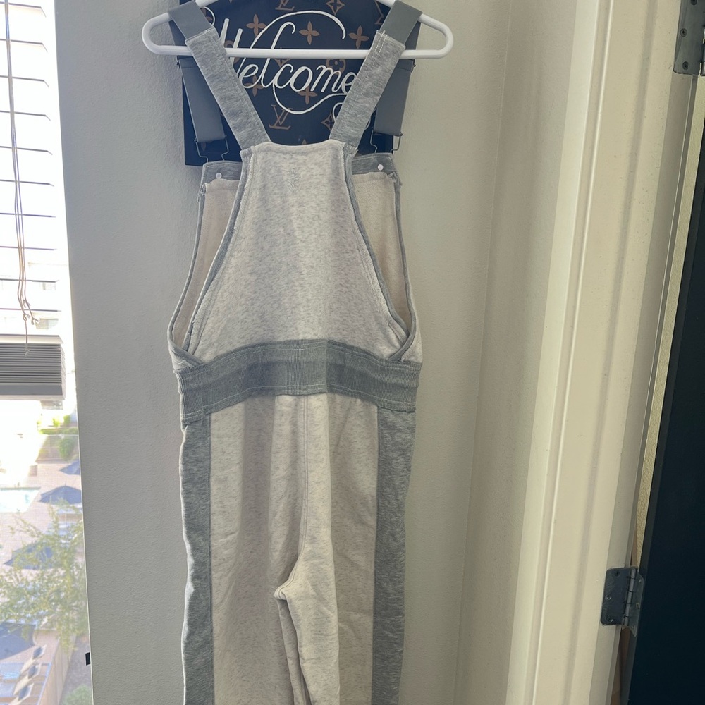 Gray and White Jumpsuit - Picture 2 of 4